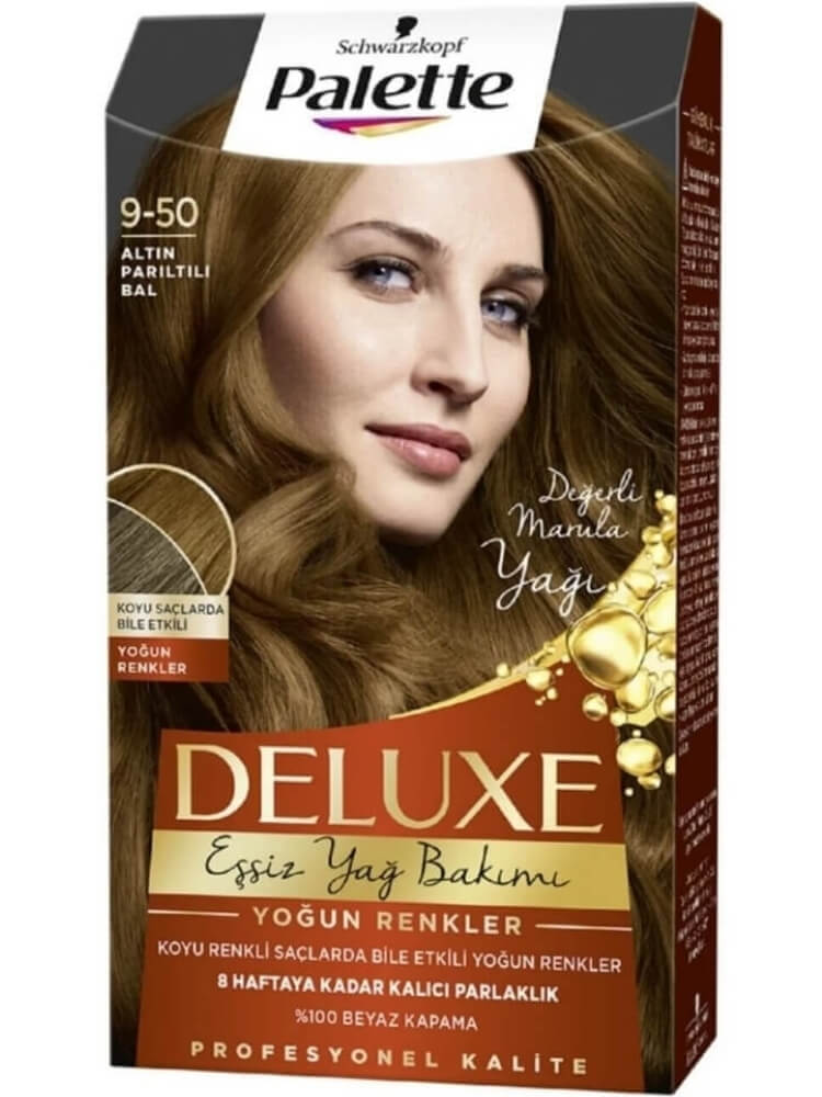 Palette Deluxe Hair Dye 9.50 Golden Shimmer Honey for Radiant Color