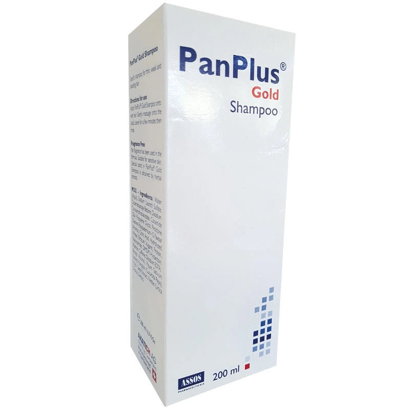 Shampoo for Panplus Gold 200 ml Fine and Shedding Hair - Hair Conditioner
