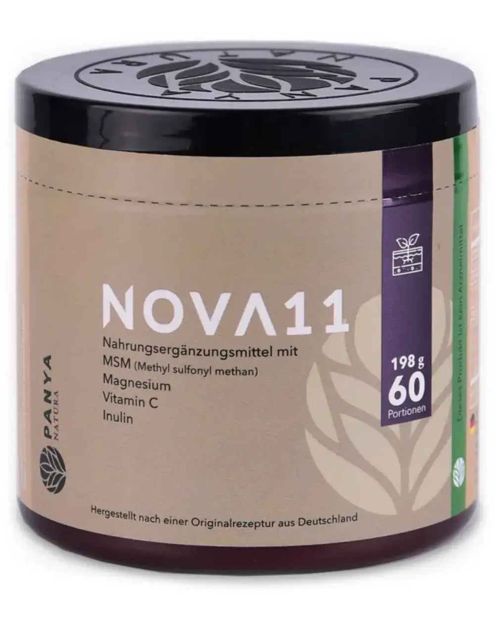 Panya Natura Nova 11 Daily Supplement Powder 60 Servings 198g