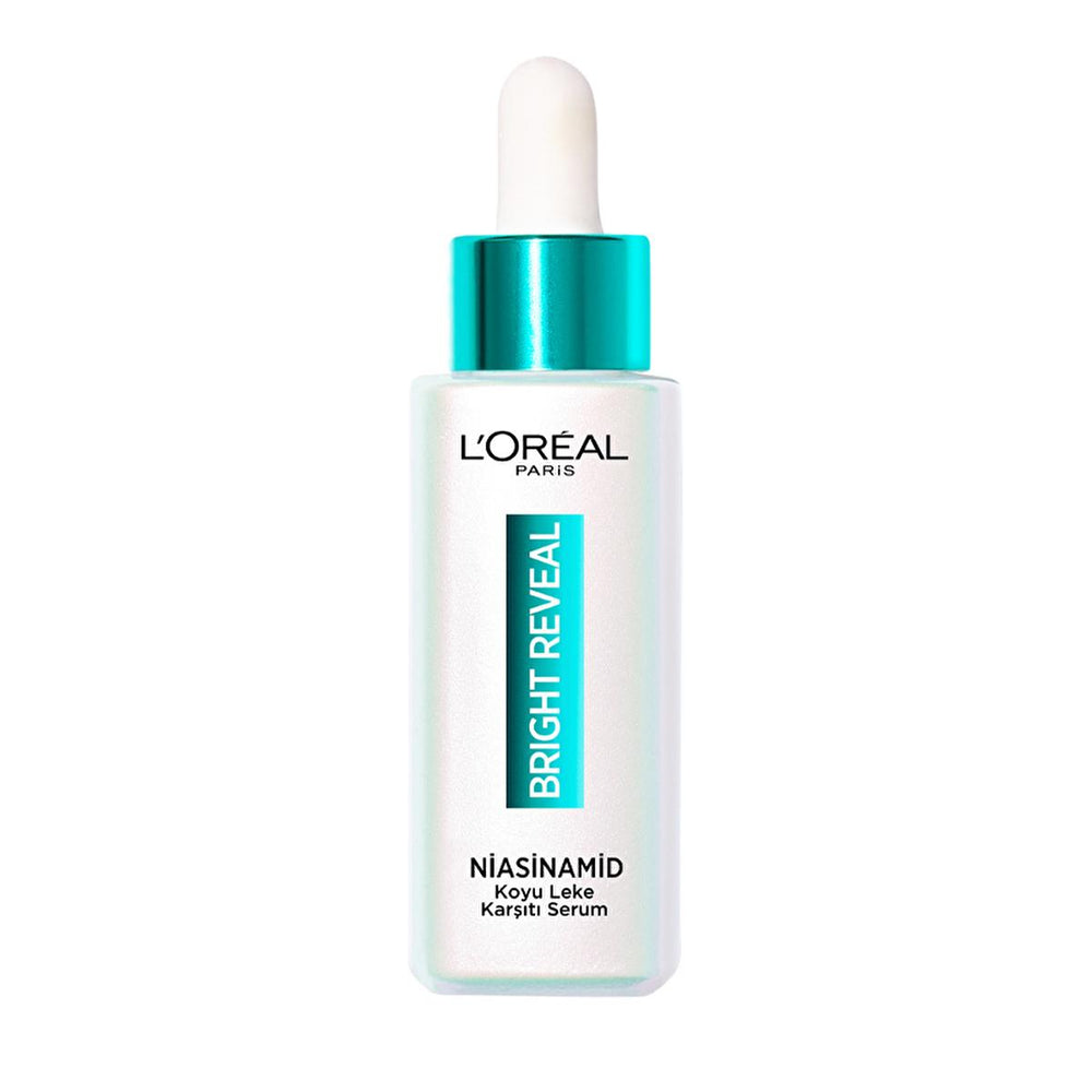 L'Oreal Paris Bright Reveal Dark Spot Correcting Niacinamide Serum: Fade Acne Marks, Sun Spots & Age Spots for Radiant Skin L'Oreal Dark Spot Serum: Niacinamide for Bright, Even Skin dark spot serum, niacinamide serum, hyperpigmentation treatment, skin brightening serum, acne mark removal, age spot corrector, sun spot treatment, sensitive skin serum, Loreal Bright Reveal, dark spot corrector, skin discoloration, hyperpigmentation, gentle exfoliation, even skin tone, radiant complexion, acne marks, sun spots