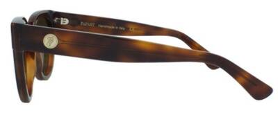 Papary P361 702 Brown Bone Frame Mirror Lens Sunglasses