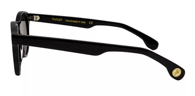 Papary P392 Col 001 Black Square Frame Sunglasses Standard