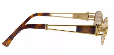 Papary P606 332 Brown Metal Mirrored Sunglasses