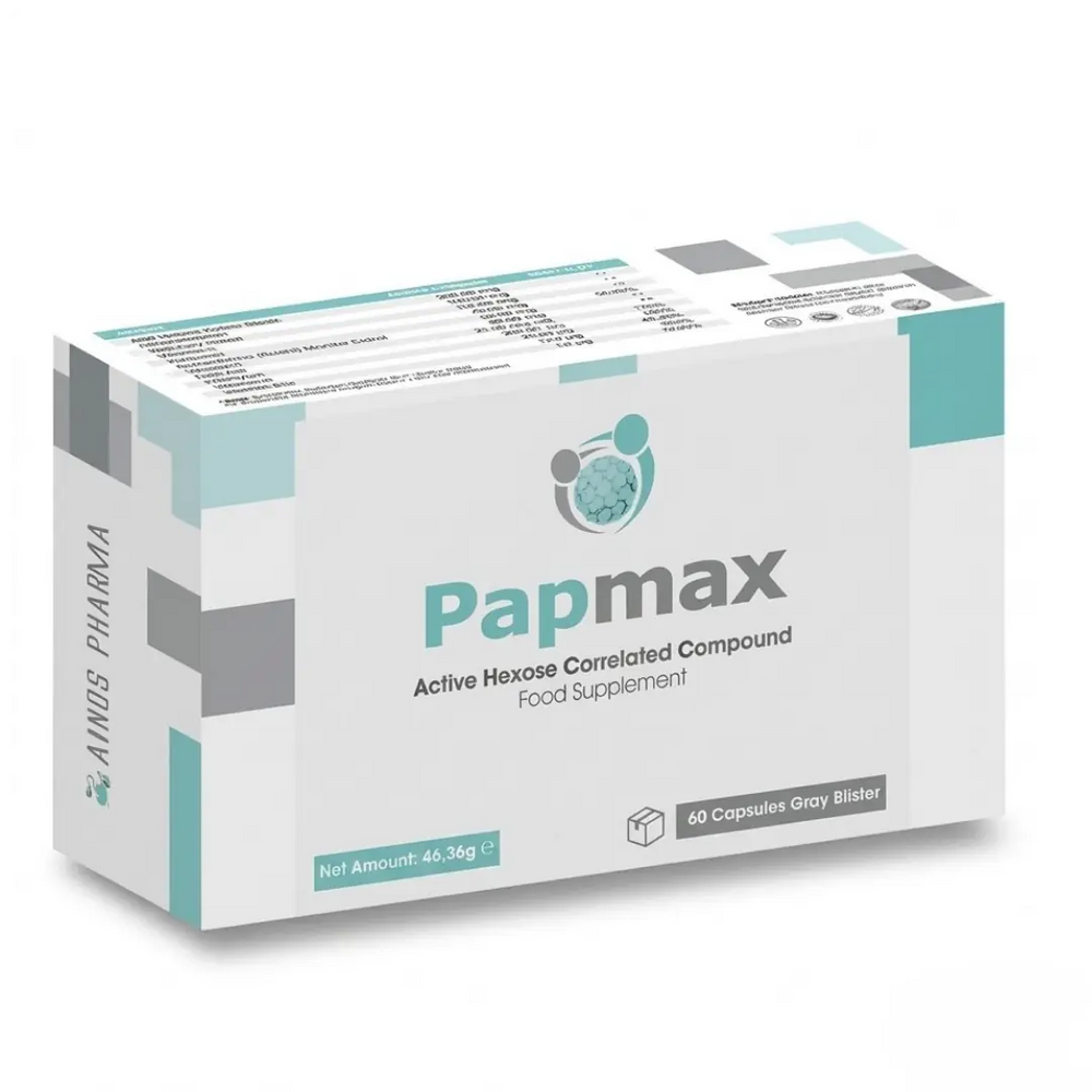 Ainos Pharma Papmax Dietary Supplement 60 Capsules