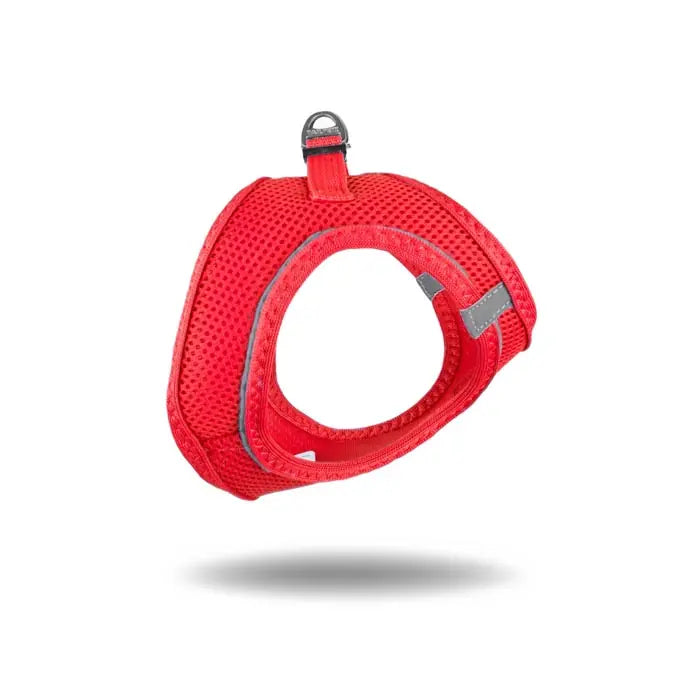 TailPetz Air-Mesh Dog Harness Breathable Comfort P.Red