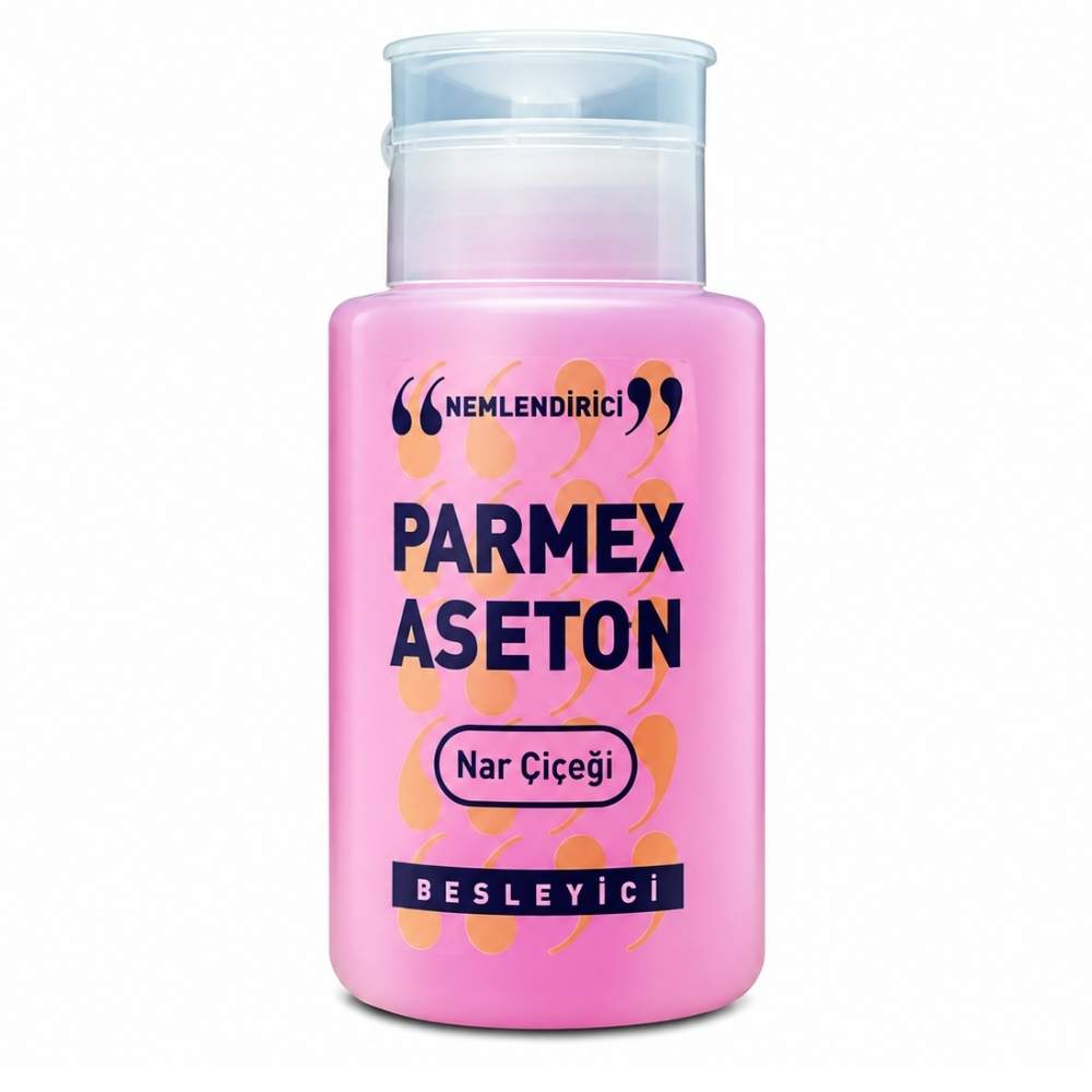 Parmex Pink Pomegranate Blossom Nail Polish Remover Acetone 200 ml