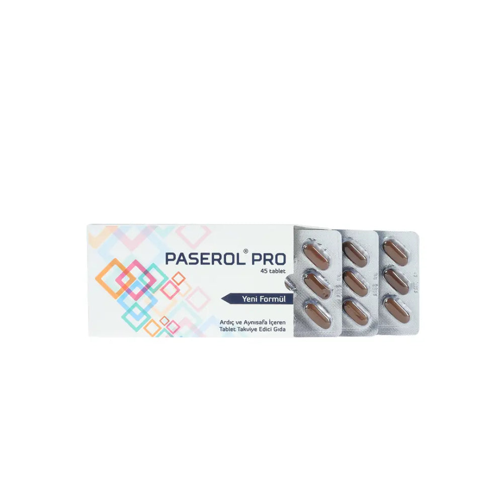 Eroglu Ilac Paserol Pro Dietary Supplement 45 Tablets
