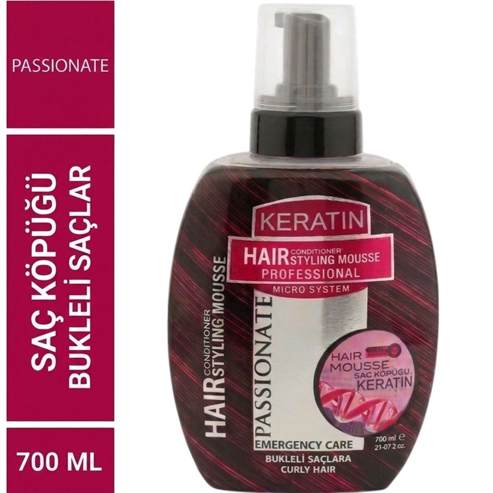 Imaj Passionate Keratin Hair Mousse for Defined Curls 700ml