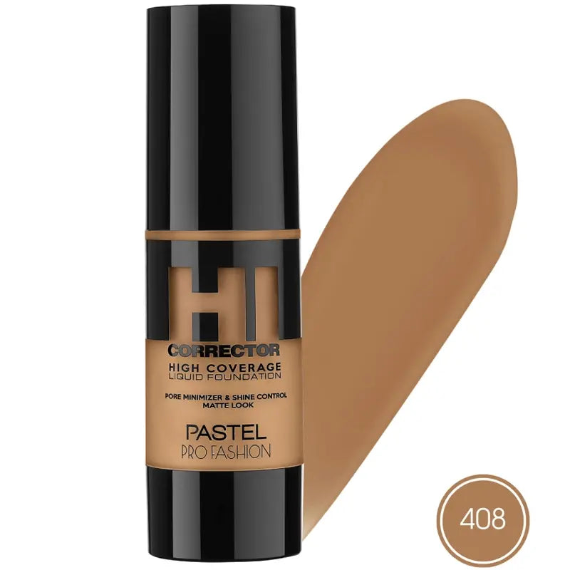 Pastel Corrector High Coverage Liquid Foundation No: 408 30ml