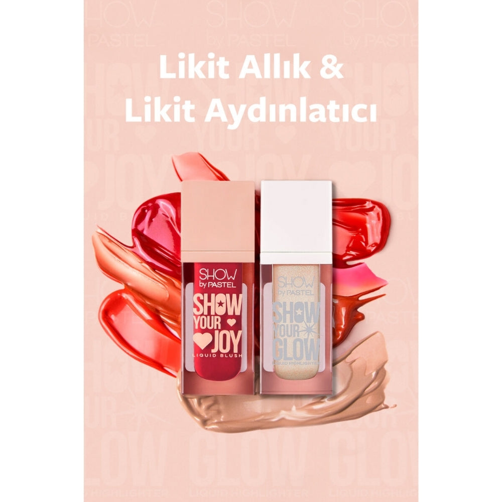 Pastel Liquid Highlighter &amp; Blush Set for Radiant Glow 2-Piece