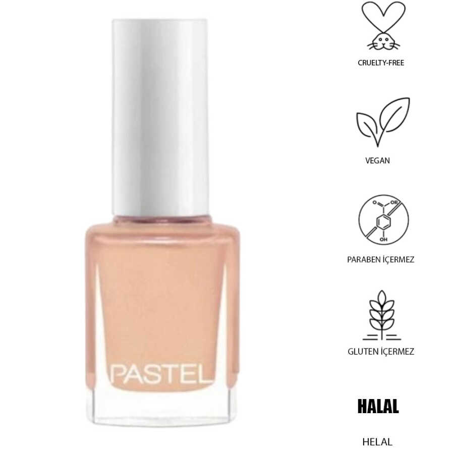 Pastel Nail Polish 301 High-Shine Long-Wear Formula 13ml