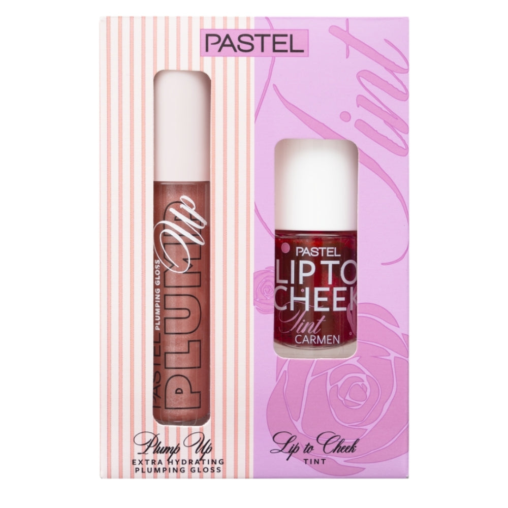 Pastel Plump Up Gloss &amp; Lip To Cheek Tint Set