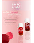 Pastel Plump Up Gloss & Lip to Cheek Tint Makeup Set