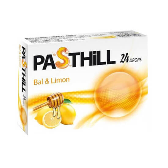 Pasthill Honey &amp; Lemon Lozenges for Throat Comfort 24 Count