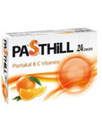 Pasthill Orange & Vitamin C Lozenges for Throat Comfort 24 Count