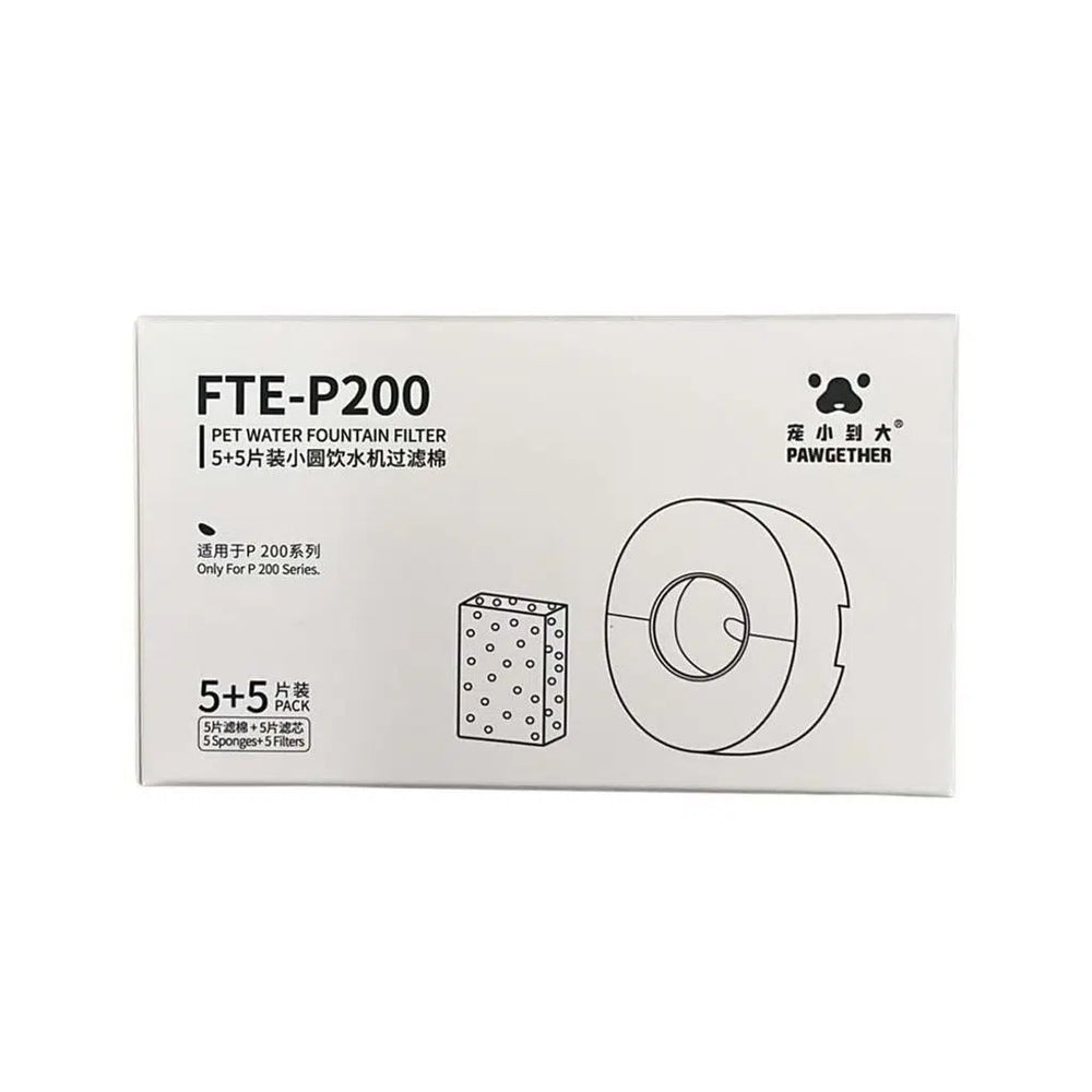 Pawgether FTE-P200 Pure 200S Water Dispenser Filters 5-Pack