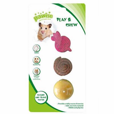 Pawise Edible Wood and Fiber Rodent Chew Toy No 2