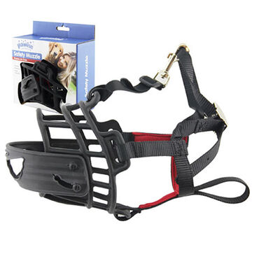 Pawise Adjustable Plastic Dog Muzzle for Small Breeds XS