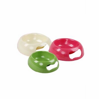Pawise Deluxe Melamine Cat Bowl Non-Slip Base Small