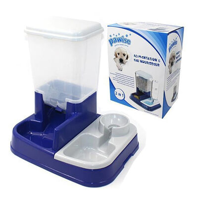 Pawise Automatic Pet Food and Water Station for Cats 30x40x20 cm