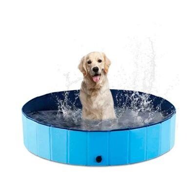 Pawise Foldable Dog Pool Durable Cooling Tub 120 x 30 cm