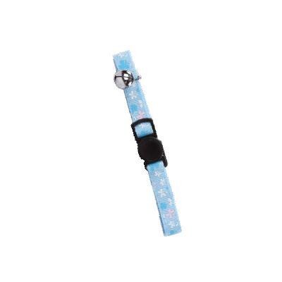 Pawise Blue Butterfly Cat Collar with Bell and Adjustable Strap