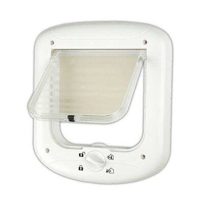 Pawise Cat Door - Indoor and Outdoor Pet Entry Flap