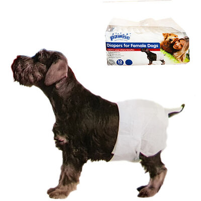 Pawise Female Dog Hygiene Diaper Pads Small 12 Count