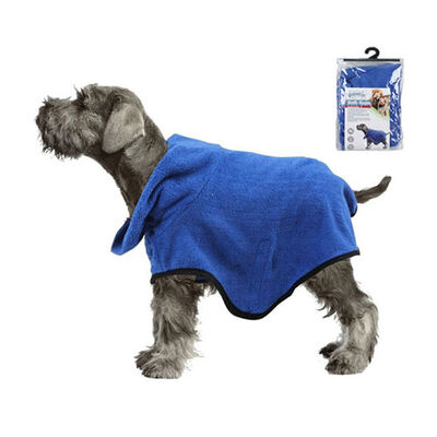 Pawise Dog Bathrobe Absorbent Microfiber Blue Small 50x29 cm