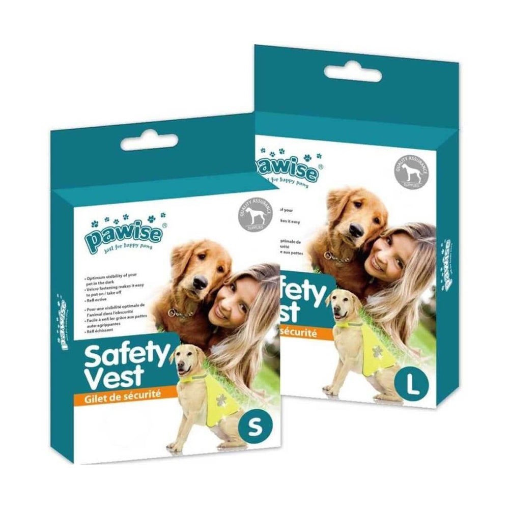 Pawise Dog Safety Vest High Visibility Reflective Small