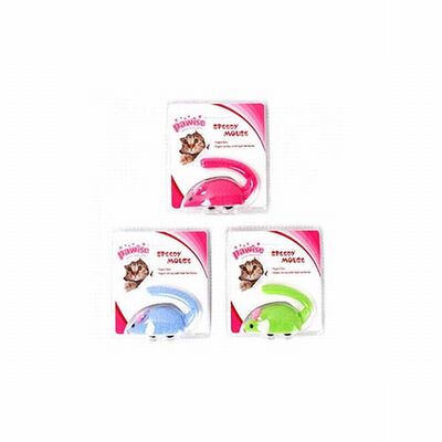 Pawise Wind-up Mouse Cat Toy for Hunting Play 9x6x4 cm