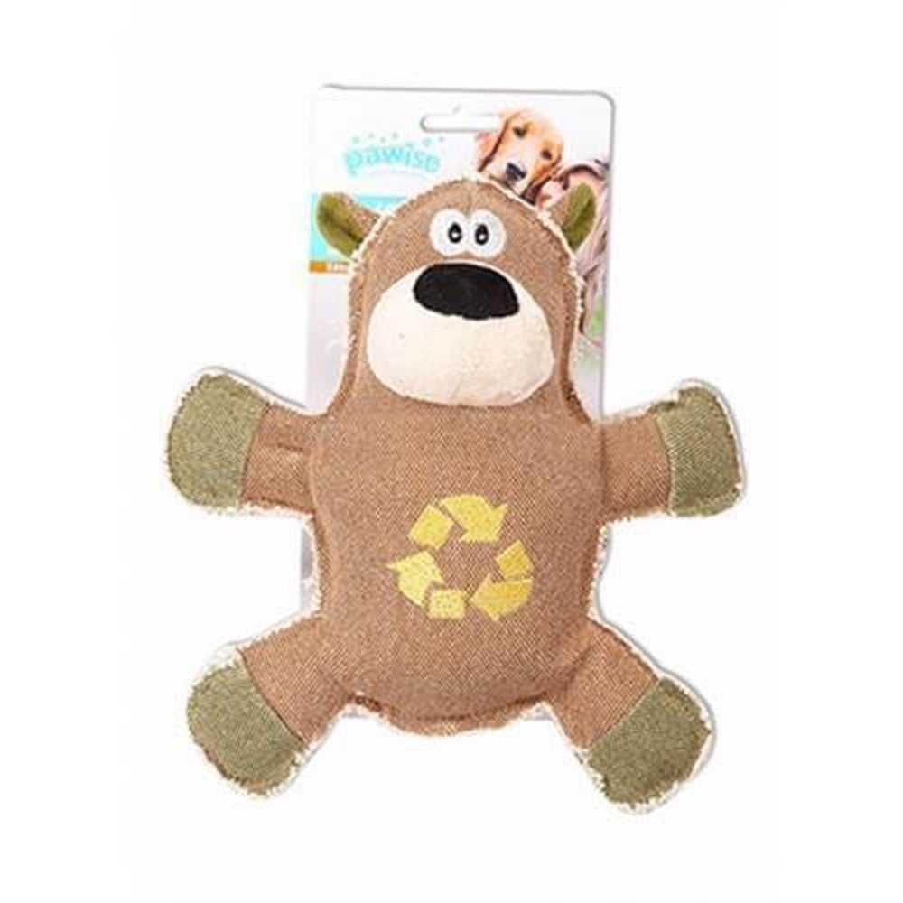 Pawise Real Tuff Bear Plush Dog Toy Durable Playmate