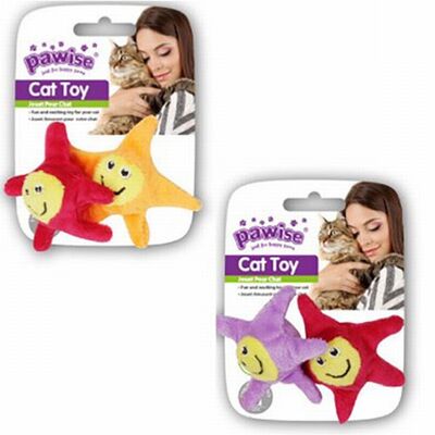 Pawise Star Plush Cat Toy 2-Pack Soft Play Set 8 cm
