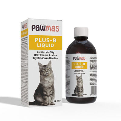 Pawmas Plus-B Liquid Biotin & Zinc Cat Supplement 50 ml