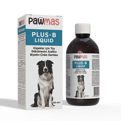 Pawmas Plus-B Liquid Biotin & Zinc Shedding Support for Dogs 50ml