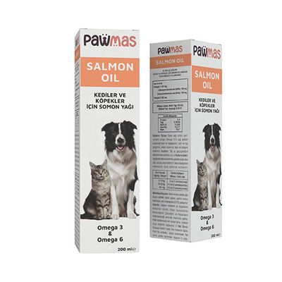 Pawmas Salmon Oil Omega 3 & 6 for Cats and Dogs 200 ml