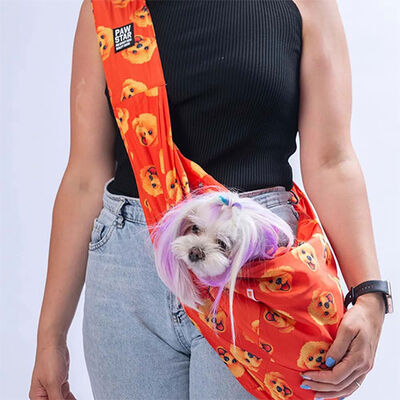 Pawstar Poodle Crossbody Small Breed Dog Carrier Bag 50x15x20 cm