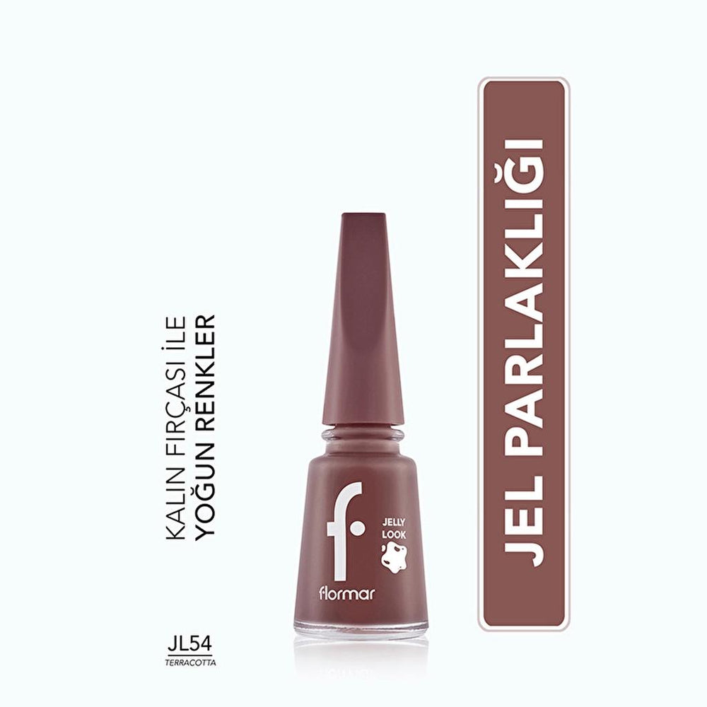 Flormar Jelly Look Gel-Like Nail Polish in JL54 Terracotta 11ml