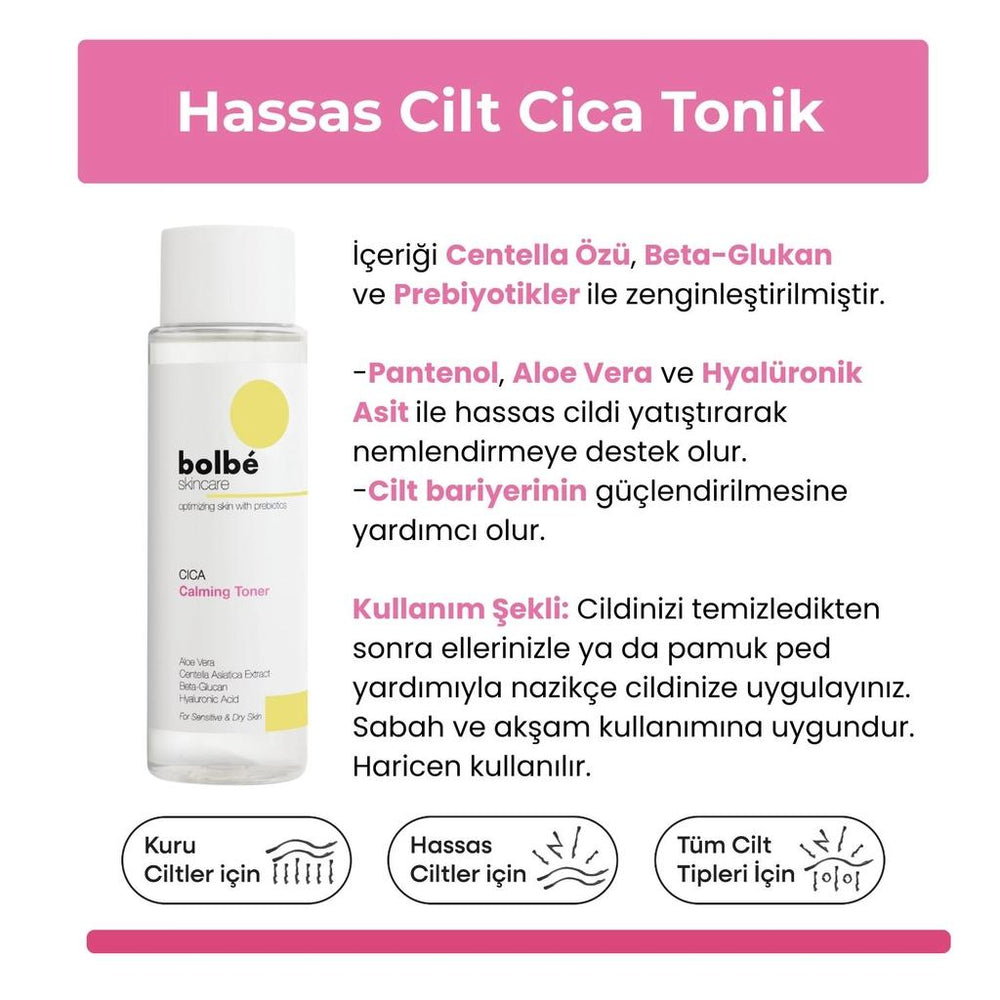 Bolbe Soothing & Barrier Support Toner for Sensitive Skin 200 ml