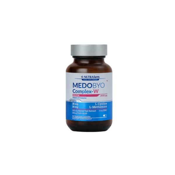 Dermoskin Nutrafarm Medobyocomplex-W Dietary Supplement & - 60 Capsules - image 3