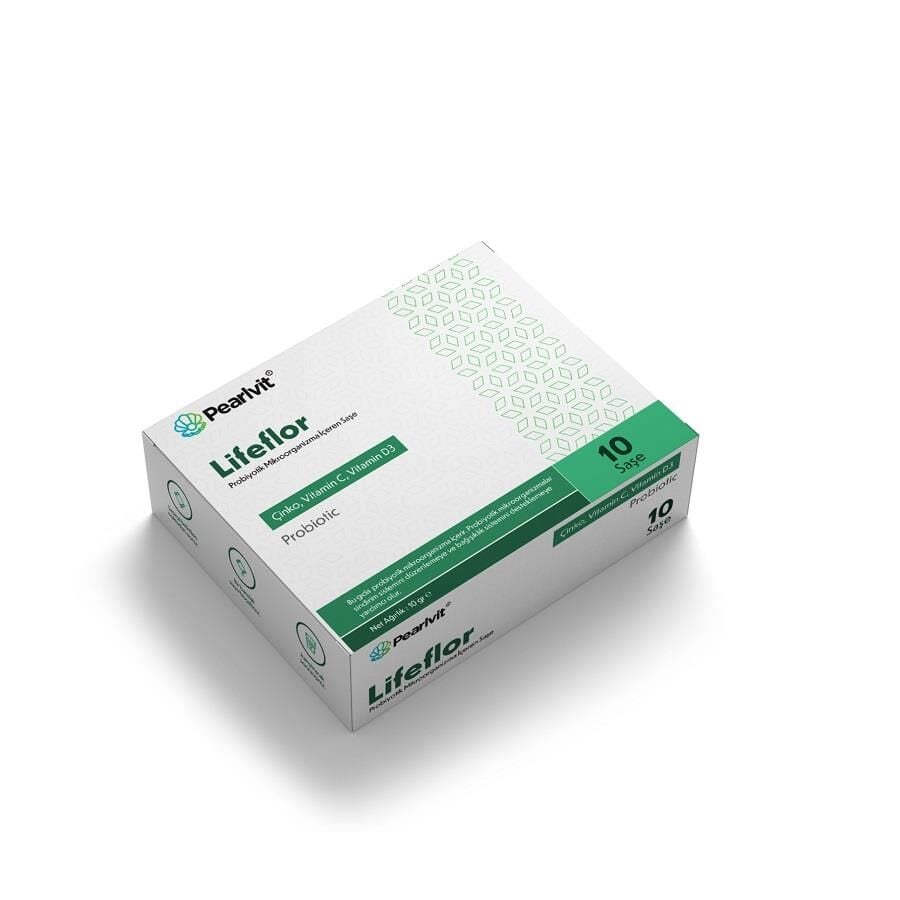 Pearlvit Lifeflor Probiotic with Vitamin C & Zinc 10 Sachets