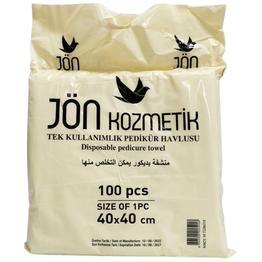 Jon Disposable Pedicure Towels for Professional Hygiene 100 Count