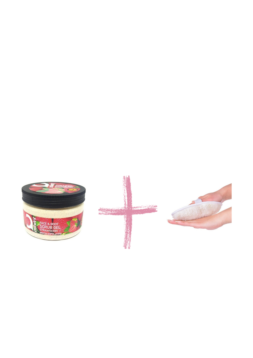 Ostwint Face And Body Peeling x Efsun Natural Pumpkin Pouch Fiber - Repair Peeling Gel
