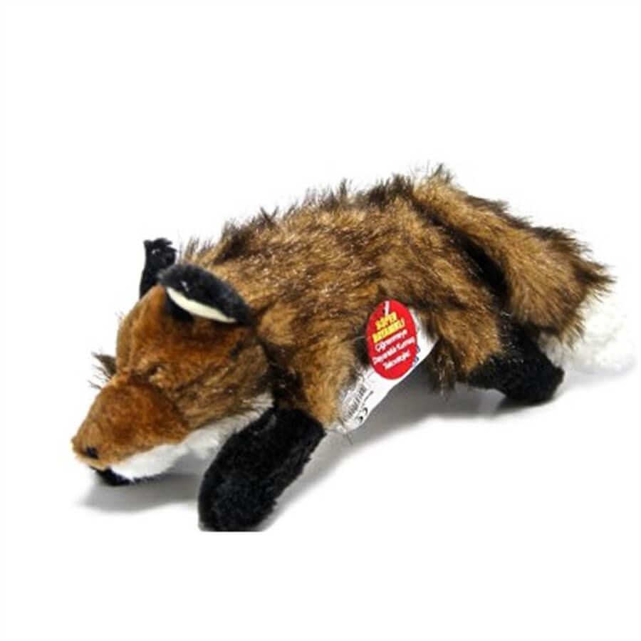 Peggy Chew-It Fox Dog Toy Durable Double-Stitched Squeaker