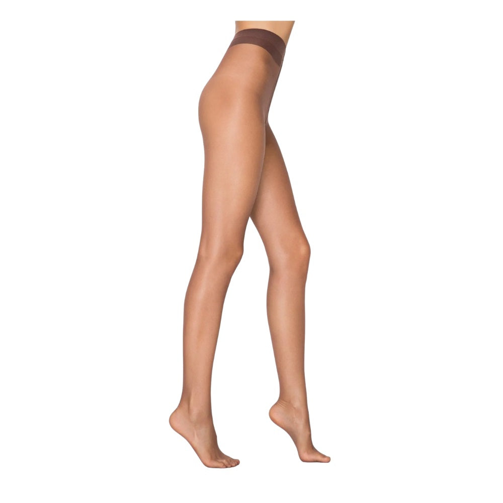 Penti Cream Sheer Tights Soft Elastic Pantyhose Plum