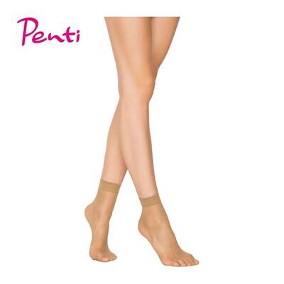 Penti Dance Ankle Socks in Bronze 1 Pair