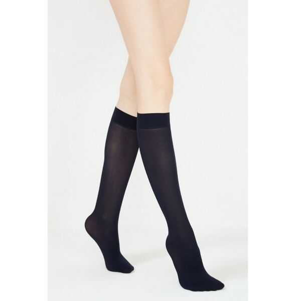 Penti Micro 40 Navy Blue Trouser Socks with Smooth Fit