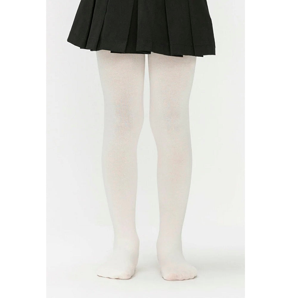Penti Pretty Extra Cotton Kids Tights in Vanilla