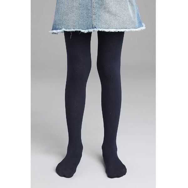 Penti Pretty Extra Cotton Kids Tights in Navy Blue