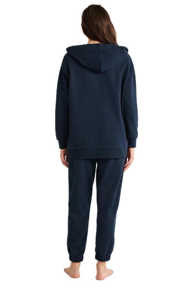 Penye Mood 9738 Women's Navy Pajama Set Comfort Fit
